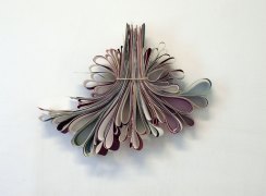 Laidat/Edges, paperi, guassi, kuminauha/paperi, guasche, rubberband, 2011